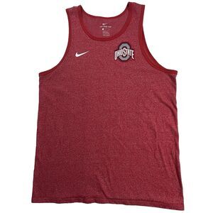 Ohio State Nike Tank Top Men’s Large Red Buckeyes Primetime Legend Dri-fit NCAA